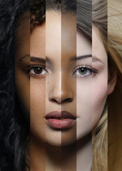 Face Collage, Photographie Portrait Inspiration, Awareness Campaign, Montage Photo, Photography Lessons, Identity Art, Cultural Diversity, Beauty Standards, Art Plastique