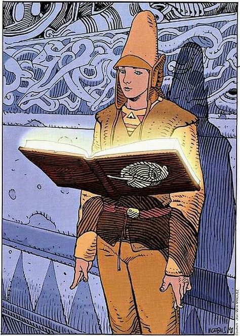 Moebius The Magic Book, Jean “moebius” Giraud, Kartu Tarot, Moebius Art, Science Fiction Artwork, Jean Giraud, Arte Cyberpunk, Bd Comics, Silver Surfer