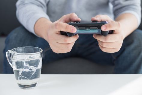 A young man holding game controller play... | Free Photo #Freepik #freephoto #background #people #technology #hand Holding Controller Pose, Holding Controller Reference Drawing, Hand Holding Controller Reference, Holding A Controller Reference, Holding Game Controller Reference, Hands Holding Controller, Holding Controller Reference, Controller Reference, Holding Controller