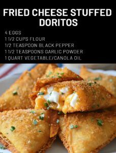 Fried Cheese Stuffed Doritos Fried Cheese Stuffed Doritos, Cream Cheese And Bacon Stuffed Doritos, Stuffed Doritos, Doritos Recipes, Fried Cheese, Mozzarella Sticks, Nacho Cheese, Cheese Fries, Party Appetizer