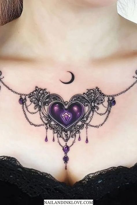 Chest tattoos, cool chest tattoos, small chest tattoos female, chest tattoo designs female, and shoulder tattoos for women Chest Tattoos Female, Small Chest Tattoos Female, Rib Tattoos For Women Quotes, Tattoo Designs Female, Chest Tattoo Designs Female, Chest Tattoo Female Upper, Feminine Arm Tattoos, Feminine Thigh Tattoos, Best Chest Tattoos