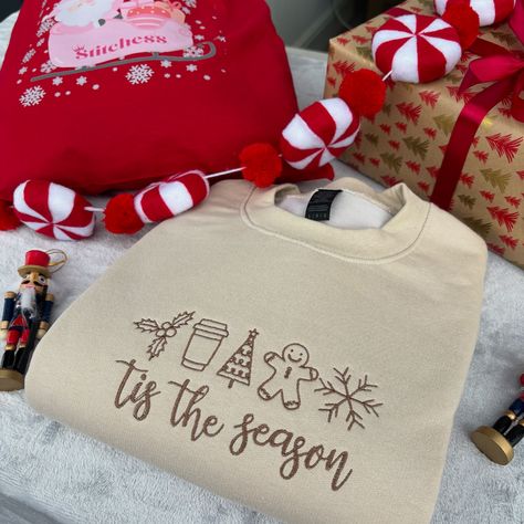 A little selection of some of my favourites from my Christmas collection 🥹❤️🎅 I’ll be giving away free Stitchess Christmas totes to the first 20 orders from the new collection!! 🫶🏼🤩 FALALALALA ❤️🤣🪩🎅🎄 Christmas Totes, Slogan Sweatshirt, Christmas Tote, Stars Hollow, Main Menu, Santa Baby, Embroidered Sweatshirt, Christmas Collection, Embroidered Sweatshirts