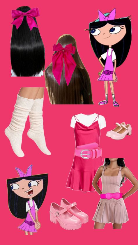 Stacy Phineas And Ferb Costume, Isabella Costume Phineas And Ferb, Isabella And Phineas Costume, One Person Costume, Phineas And Isabella Costume, Phineas And Isabella Fanart, Isabella And Phineas, Isabella Phineas And Ferb, Vanessa Costume