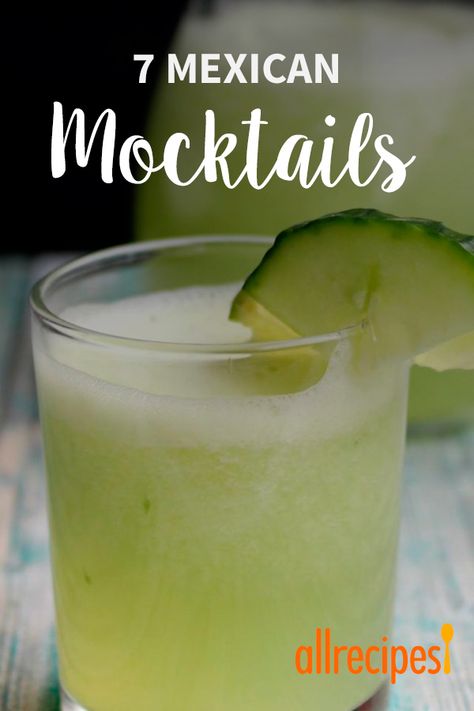 7 Refreshing Mexican Drinks -- Minus the Tequila | "The complete round-up of Mexican mocktails, non-alcoholic margaritas, and plenty of other fruity drinks to sip on, sans alcohol." #drinks #drinksrecipes #drinkrecipes #drinkinspiration Mexican Party Drinks Non Alcoholic, Tequila Mocktail Recipe, Non Alcoholic Drinks For Taco Bar, Mock Tail Margarita, Non Alcohol Margaritas, Mocktails Non Alcoholic Tequila, Mock Margarita Non Alcoholic Recipe, Mocktails For Taco Night, Virgin Mexican Drinks