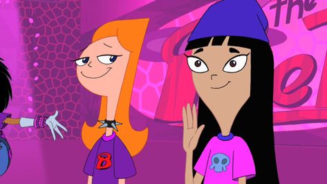 Candace And Stacey, Phineas And Ferb Candace, Candace Core, Aesthetic Ios Wallpaper, Payton Core, Candace And Jeremy, Candace Flynn, Phineas E Ferb, Avatar Anime