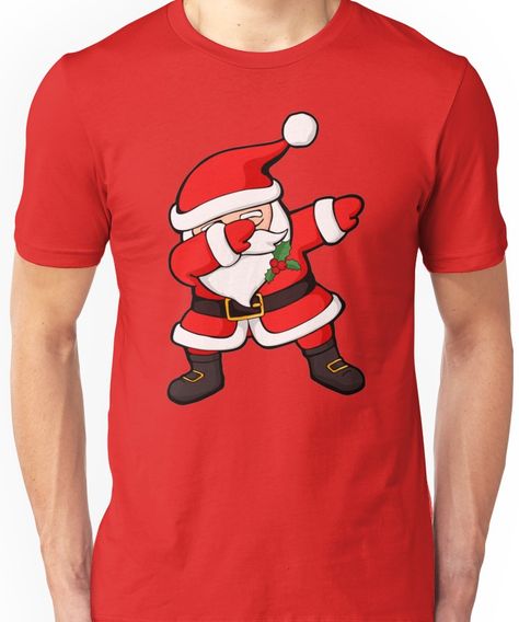 Dabbing Santa Claus Christmas Dab Unisex T-Shirt Ugly Christmas Sweater Party Invitations, Cricut Tumblers, Batman Outfits, Cute Christmas Outfits, Geek Clothes, Christmas T Shirt Design, Christmas Party Outfits, Merry Christmas Shirts, Xmas Shirts