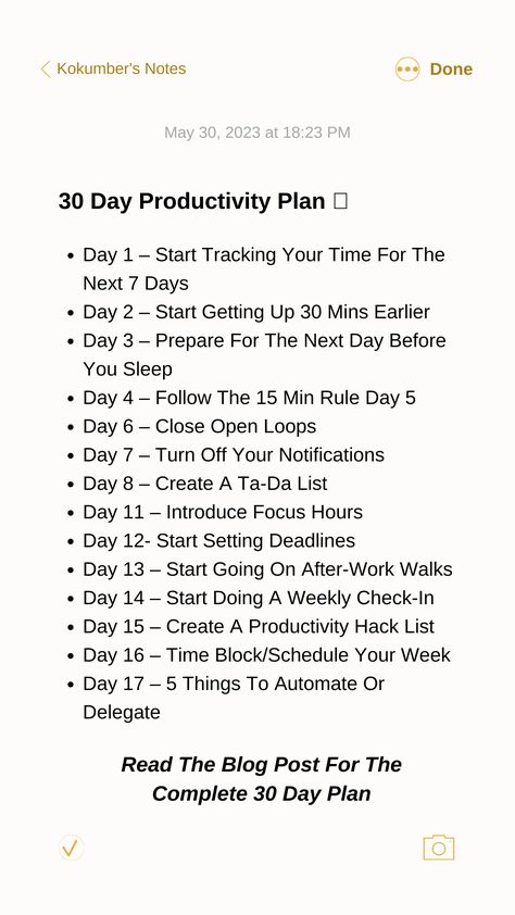 30 Day Productivity Plan 30 Days Challenge Ideas, Productive Day Plan, 30 Days Productivity Challenge, How To Plan Out Your Day, 30 Day Productivity Challenge, 30 Days Challenge For Study, How To Schedule Your Day, How To Plan Your Day, Productive Ideas