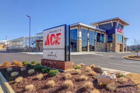 Ace Hardware | Hill Foley Rossi & Associates Ace Hardware Store, Exposed Ceilings, Private Office, Ace Hardware, Exterior Lighting, Hardware Store, Exterior Design, Design