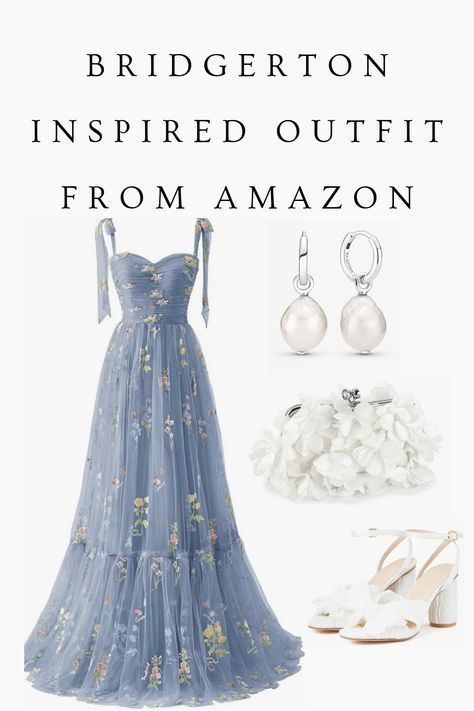 Outfit From Amazon, Bridgerton Inspired, Big Dresses, Bridal Shower Outfit, Wedding Prep, Date Nights, Wedding Bridesmaid, Themed Outfits, Bridal Shower Theme