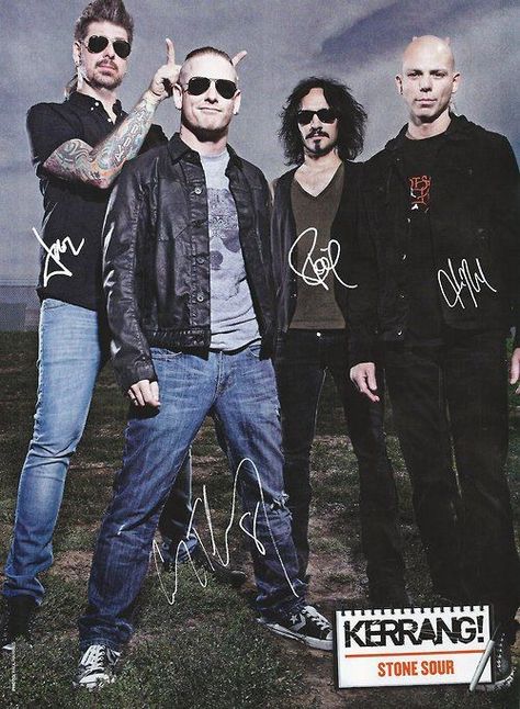 Stone Sour Slipknot Tattoo, Taylor Stone, Jim James, Slipknot Corey Taylor, Jim Root, Stone Sour, Taylor Outfits, Music Making, Corey Taylor