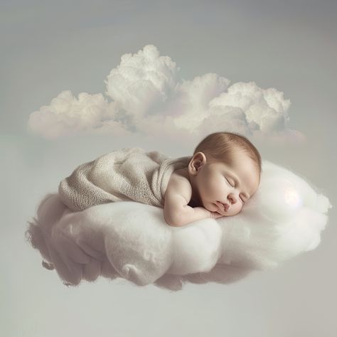 Photography Sky Clouds, Ethereal Photography, Newborn Backdrop, Film Photography Tips, Book Background, Studio Backdrops, Photoshop Effects, Baby Portraits, Digital Backgrounds