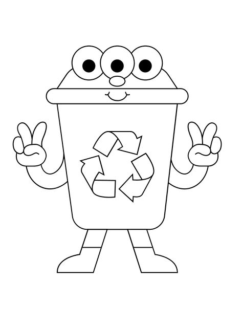 Recycling Bin - Lol Coloring Pages Bin Drawing, Drawing Coloring Pages, Lol Coloring Pages, Lol Coloring, Recycling Bins, Coloring Pages, Recycling, How Are You Feeling, Drawings