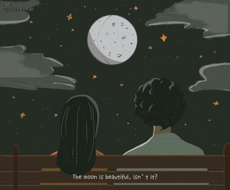 @olainezeah shared a photo on Instagram: “The moon is beautiful, isn’t it? Such a lovely sentence ✨ (Like, comment and share are very appreciated) . . . . . #malikhaingpinoy…” • May 15, 2021 at 2:13pm UTC I Appreciate You Aesthetic, Moon Is Beautiful Isn't It Anime, The Moon Is Pretty Isn't It, The Moon Is Beautiful Isn't It Quotes, The Moon Is Beautiful Isn't It, Isn't The Moon Lovely, Tsuki Ga Kirei, Love Sentences, Notes Aesthetic