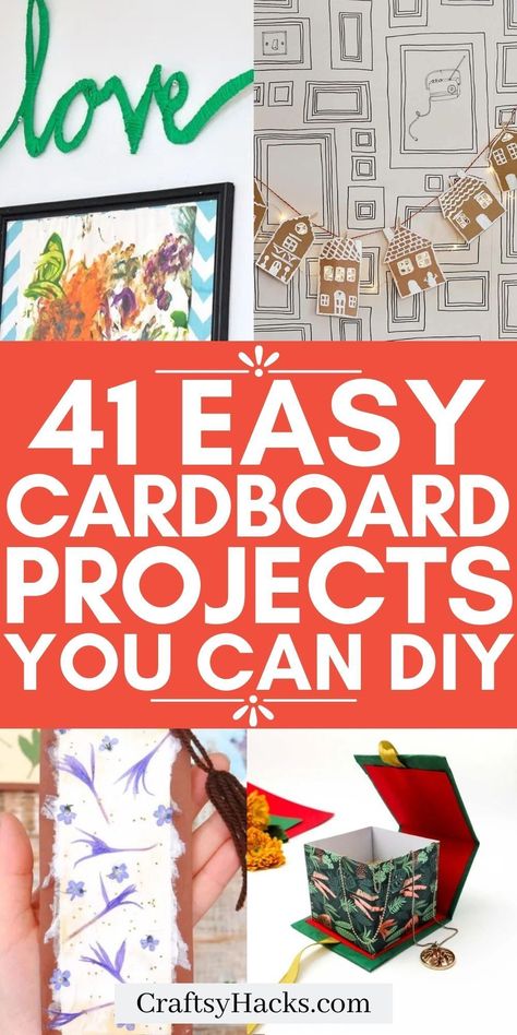 What To Make With Cardboard Boxes, Cover Cardboard Box Ideas, Reuse Cardboard Boxes Diy, Cardboard And Fabric Crafts, Decorate A Cardboard Box Ideas, Cardboard Reuse Ideas, Decorate Boxes Ideas Cardboard, Cardboard Gifts Diy, Things To Make With Cardboard Boxes Easy