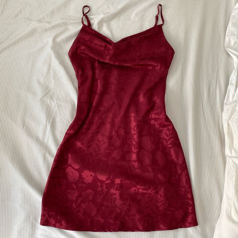 Look what I just found on Depop 🙌 https://depop.app.link/YPlBDxe9xgb Mini Red Hoco Dress, Dark Red Dresses Short, Dark Red Slip Dress, Dark Red Mini Dress, Red Hoco Dress, Xmas Dress, Cute Formal Dresses, Dark Red Dresses, Y2k Dresses