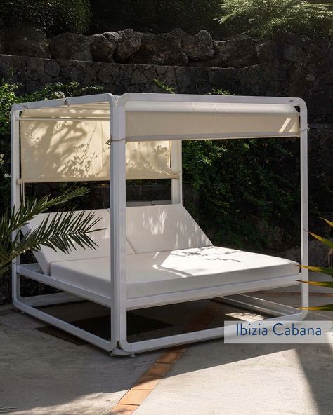 Popular for its simplicity, easily adjustable daybed, and roof shade. This Cabana Lounger is perfect for sun decks and pool side lounging. Visit the link in our bio to learn more about the Ibizia Cabana today. Pool Side, Daybed, Be Perfect, Decks, To Learn, Roof, Pergola, Shades, Pool