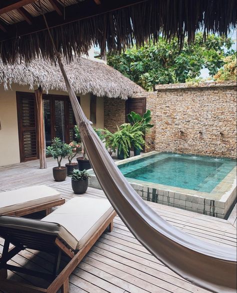 Hammock By Pool, Pool Design, Pool Designs, Vacation Trips, Swimming Pool, Hammock, Swimming Pools, Beach House, Swimming