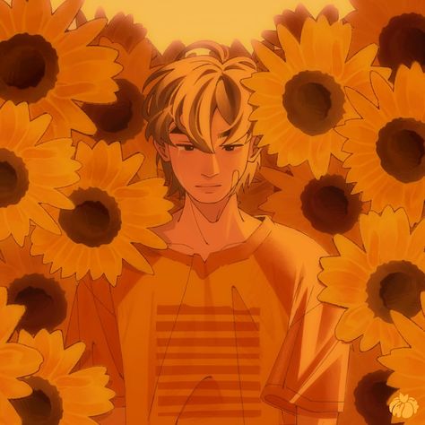 sunflower boy 2024 ver. 🌻 happy 5 years of sunflower boy! thank you so much for the support 🧡🫶 #sunflowerart #digitalart #characterillustration #digitalartists #drawingartist Sun Boy Aesthetic, Sunflower Fanart, Sunflower Character, Sunflower Anime, Sunflower Illustration, Sunflower Field, Nice Art, Sunflower Art, Sunflower Fields