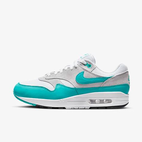 Men's Air Max 1. Nike IN Tom Ford Eyewear, French Architecture, Nike Air Max 1, Swoosh Logo, Clarks Originals, Air Max 1, For A Reason, Gray Suede, Shoe Care