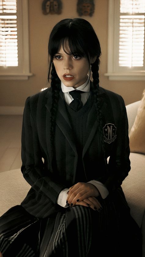 Wednesday Series Wallpaper, Ted Cassidy, Wednesday Addams Dance, Goth Academia, Addams Family Theme, Wednesday Costume, Wednesday Series, Wednesday Addams Costume, Wednesday Outfit