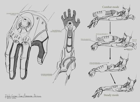 Bionic Arm Design, Bionic Arm Concept Art, Robotic Arm Drawing Concept Art, Cybernetic Arm Concept Art, Robotic Arms Concept, Prosthetic Arms, Bionic Hand, Gloves Drawing, Bionic Arm