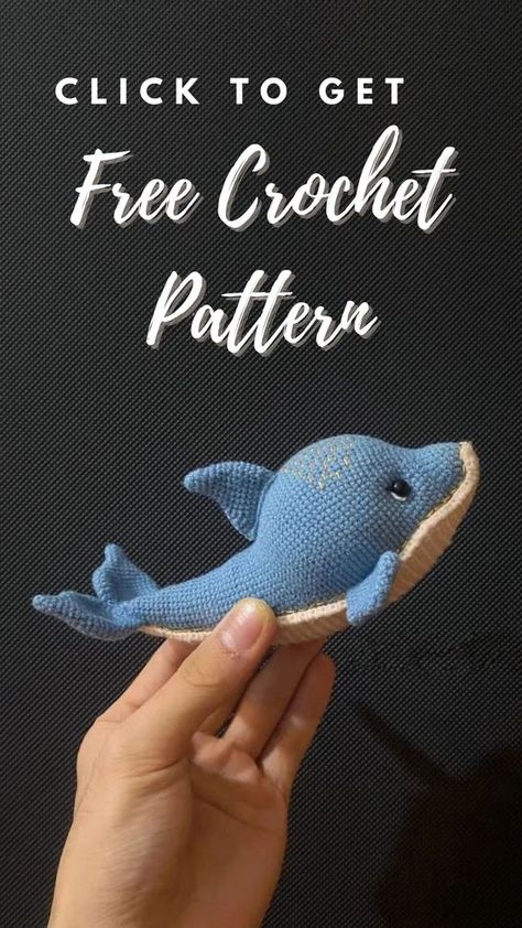 Crochet Dolphin, Crochet Family, Crochet Keychain Pattern, Crochet Keychain, Kids Corner, Crochet Toys Patterns, Amigurumi Free Pattern, Chain Stitch, Slip Stitch