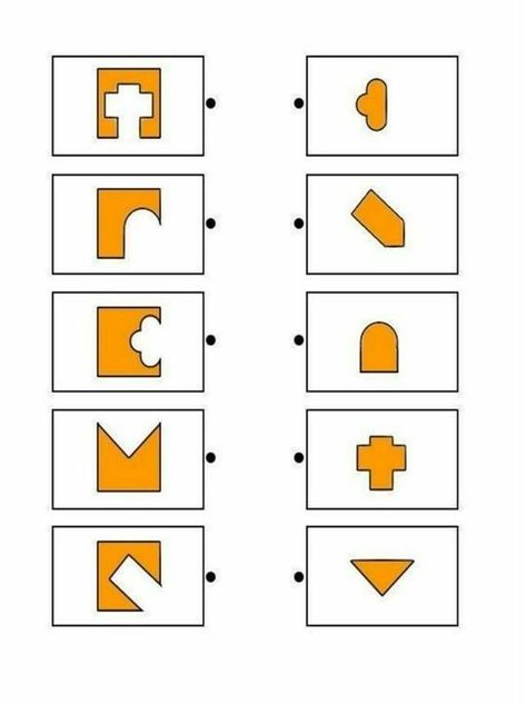 Visual Perceptual Activities, Test For Kids, Visual Perception Activities, Fun Worksheets For Kids, Critical Thinking Activities, Shapes Worksheets, Science Activities For Kids, Fun Worksheets, Math Activities Preschool