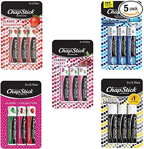 Chapstick Brand, Jumbo Lip Balm, Cherry Lip Balm, Chapstick Lip Balm, Strawberry Lip Balm, Neutrogena Makeup, Cherry Lips, Lip Balm Tubes, Flavored Lip Balm