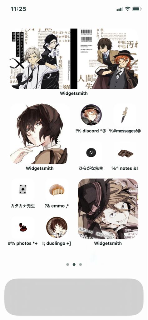 Soukoku Phone Theme, Bsd Iphone Layout, Bsd Phone Theme, Artbook Ideas, Wall Iphone, Iphone Layouts, Anime Korea, Wallpaper Wa, Phone Inspo