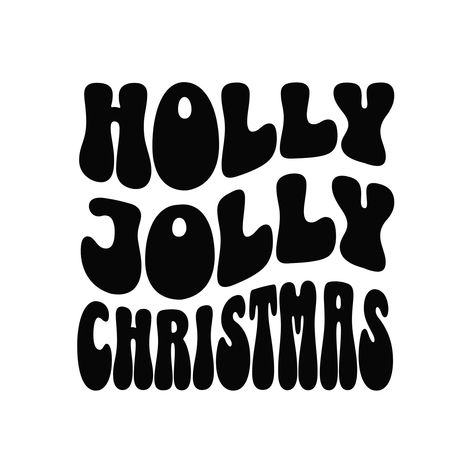 Family Holiday Cards, Retro Svg, Holly Jolly Christmas, Christmas Retro, Christmas Fonts, Retro Holiday, Christmas Svg Files, Etsy Christmas, Jolly Christmas