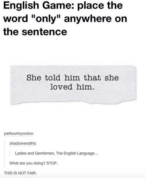 aww Fina Ord, The Sentence, Totally Me, Tumblr Posts, Tumblr Funny, The English, Funny Posts, Writing Tips, The Words