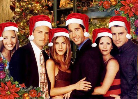 Merry Christmas, Friends! Friends Christmas Episode, Christmas Pictures Friends, Scene Friends, Merry Christmas My Friend, Christmas Movie Characters, Merry Christmas Friends, Christmas Stock Photos, Christmas Episodes, Friends Scenes