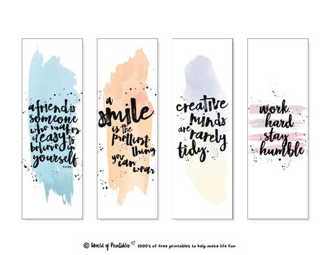 Book Marks Design Ideas, Bookmark Quotes, Make A Bookmark, World Of Printables, Bookmarks Quotes, Free Bookmarks, Best Bookmarks, Free Printable Bookmarks, Inspirational Funny