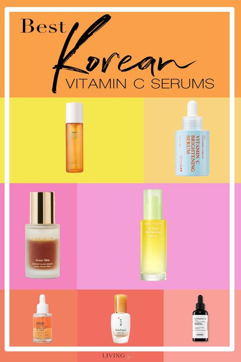 Korean Vitamin C Serum, Korean Vitamin C, Vitamin C Serum Benefits, Diy Serum, Serum For Dry Skin, Brightening Skincare, Best Vitamin C Serum, Best Face Serum, Wrinkle Free Skin