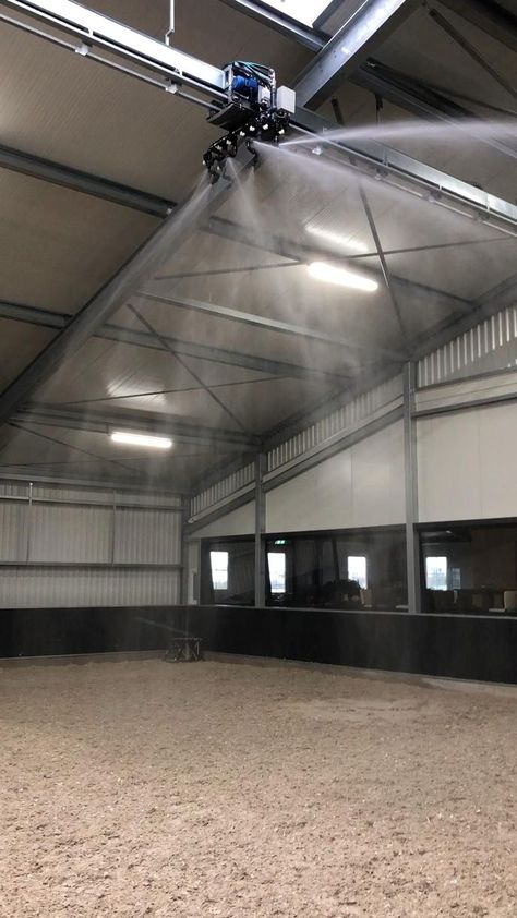 Luxury Equine Facility, Dream Stables Luxury, Modern Stables Horses, Horse Training Facility, Horse Barn With Indoor Arena, Horse Stables Ideas, Horse Barn Organization Ideas, Indoor Arena Horse, Farm Barn Ideas