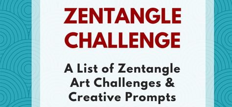 Following Zentangle challenges and creative prompts are an excellent way to find new tangles, new strings, and lots of inspiration. Zentangle Strings Ideas, Zentangle Fragments, Easy Zentangle Patterns, Easy Zentangle, Creative Prompts, Art Zentangle, Zentangle Ideas, Zen Tangles, Art Challenges