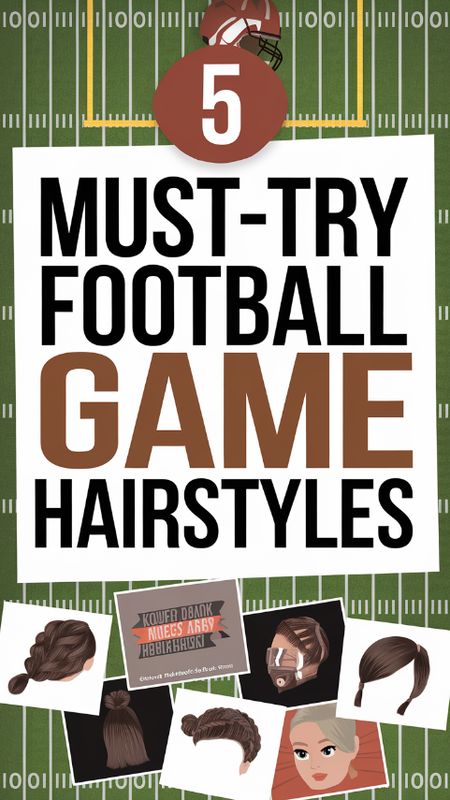 Get game-ready with these 5 must-try football hairstyles! From sleek ponies to playful braids, these looks will keep you stylish from the first kickoff to the final whistle. Perfect for fans cheering from the stands or players on the field! Check them out and score your best hair day yet!  #Footba Football Game Hairstyles, Game Hairstyles, Football Hairstyles, Dutch Braid Crown, Selfie Filters, Anti Frizz Serum, Try On Hairstyles, Soft Waves, Heart Face Shape