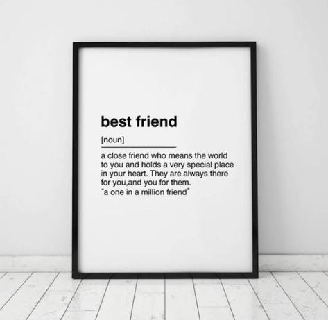 Friends Letter, Friendship Quotes Funny, Close Friends, Special Places, Quotes Funny, One In A Million, Friendship Quotes, Letter Board, Best Friend