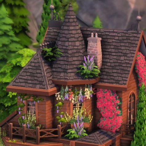 Gothic Dollhouse, Sims Ideas, Lovely Friends, Sims 4 Houses, Sims 4, Cottage, Building, Instagram