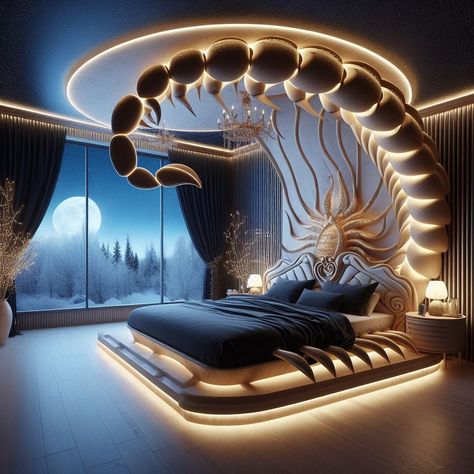 Crazy Bedroom Ideas, Unusual Beds, Crazy Furniture, Weird Furniture, Amazing Bedroom Designs, Contemporary Loft, Dressing Room Decor, Ram Image, Fantasy Furniture