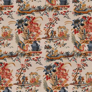 Modern Chinoiserie, Chinoiserie Fabric, Red Theme, Clean Code, Fabric House, Blue Theme, Drapery Hardware, Fabric Houses, Border Pattern