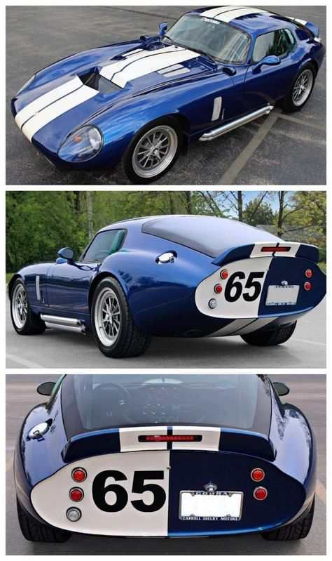 Shelby Daytona Coupe, Cobra Daytona, Shelby Daytona, Shelby Gt 500, Vintage Auto's, Daytona Coupe, Ac Cobra, Carroll Shelby, American Classic Cars