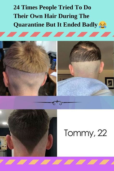 24 Times People Tried To Do Their Own Hair During The Quarantine But It Ended Badly Cut Your Own Hair, Cut Own Hair, How To Cut Your Own Hair, Diy Haircut, French Twist Hair, Kitchen Scissors, French Twist, Fashion Hub, Viral Post