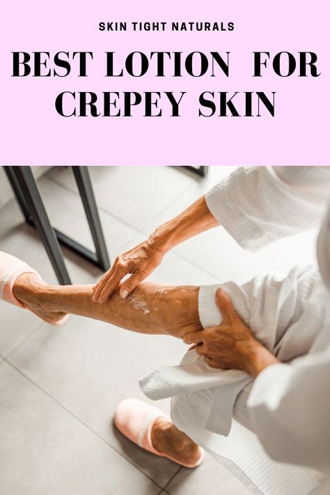 According to many dermatologists and plastic surgeons, crepey skin is very difficult to treat, but there are treatments like laser therapies and skin-tightening procedures. If you are opting to try a skincare procedure, make sure to do your research and use skincare products like lotions and creams that will help your treatments last longer and reverse crepey skin. Not sure what ingredients a good crepey skin lotion should have? Keep reading to find out. #crepeskinlotion #bestlotionfordryskin Crepy Skin, Shimmery Nails, Crepe Skin, Skin Tightening Procedures, Creepy Skin, Best Lotion, Crepey Skin, Lotion For Dry Skin, Silky Skin