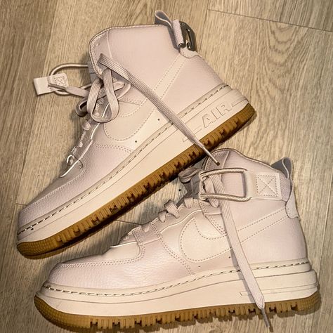 Brand New Nike High Top Air Force Ones. Worn Maybe Once! Nike High Top, High Top Air Force, Nike High Tops, Nike High, Air Force Ones, Shoes Nike, New Nike, Womens Shoes Sneakers, High Top