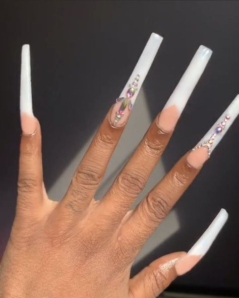 Nails Long Acrylic, Cynthia Parker, Lux Nails, Colors For Dark Skin, Exotic Nails, Nails Long, Diy Beauty Hacks, Nail Extensions, Dope Nails