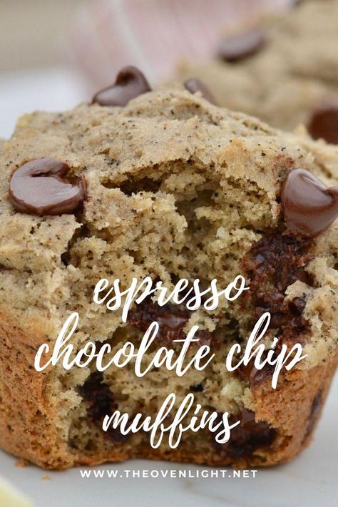 Chocolate Chip Muffins Gluten Free, Easy Espresso, Coffee Muffins, Muffins Gluten Free, Linzer Cookies, Mocha Chocolate, Gluten Free Chocolate Chip, Gluten And Dairy Free, Muffin Bread