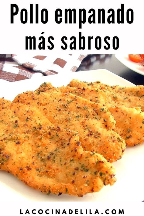 Pollo empanado más sabroso Chicken Tender Recipes Baked, Side Dishes For Bbq, Chicken Tender Recipes, Jambalaya, Chicken Dishes Recipes, Bbq Chicken, Chicken Dinner Recipes, Chicken Breast Recipes, Brunch Recipes