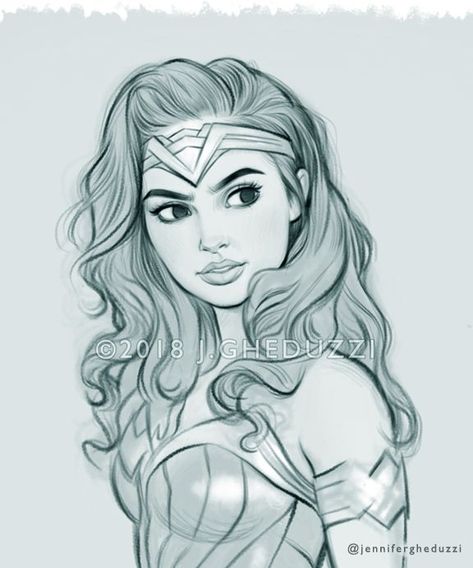 A cleaned up version of my morning warm up sketch - Wonder Woman! . #wonderwoman #wonderwoman1984 #wonderwomanfanart #dccomics #heroines #fanart #wonderwomanart Wonder Woman As Anime, Wonder Women Art, Wonder Woman Art Drawings, Super Hero Drawings Sketches, Drawing Ideas Woman, Draw Wonder Woman, Hero Sketch, Dc Sketch, Wonder Woman Sketch