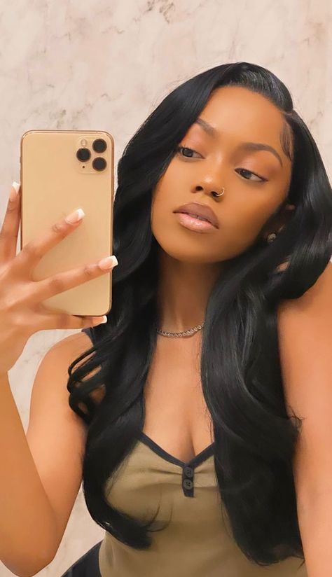 Mikaria Janae, Hair Advice, Black Hair Care, Girls Braids, Hair Laid, Permed Hairstyles, Baddie Hairstyles, Afro Hairstyles, Black Girls Hairstyles